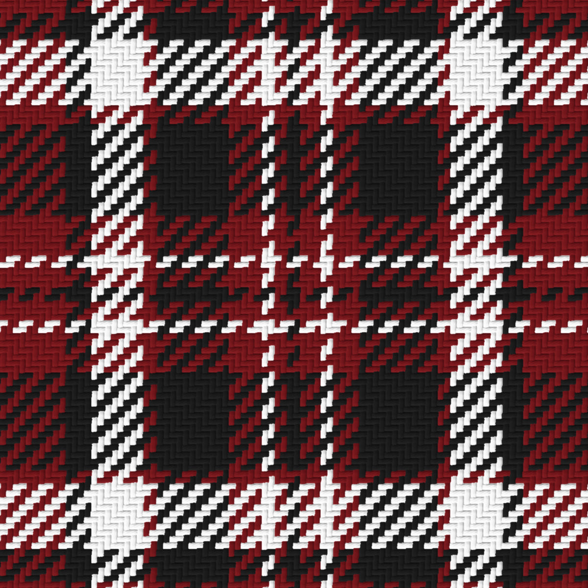 Garnet, Near Black & White — Alderwick — Pattern detail