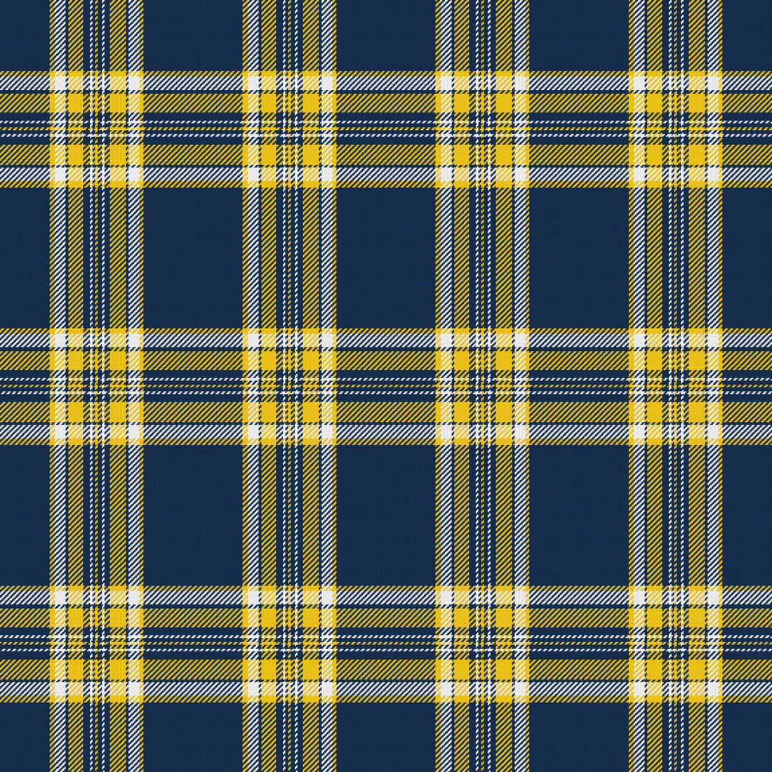Navy, Maize & White — Alderwick — Full pattern