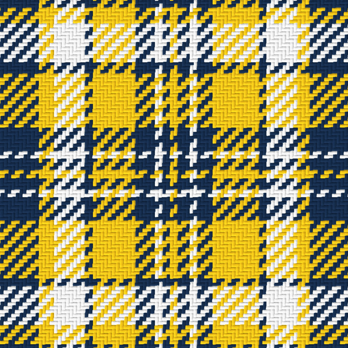 Navy, Maize & White — Alderwick — Pattern detail
