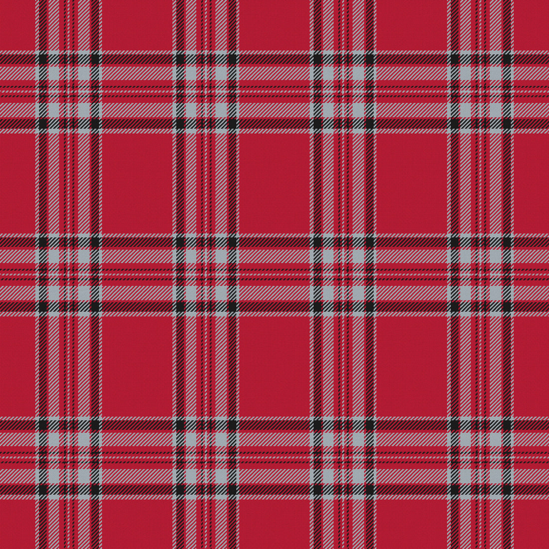 Scarlet, Gray & Near Black — Alderwick — Full pattern
