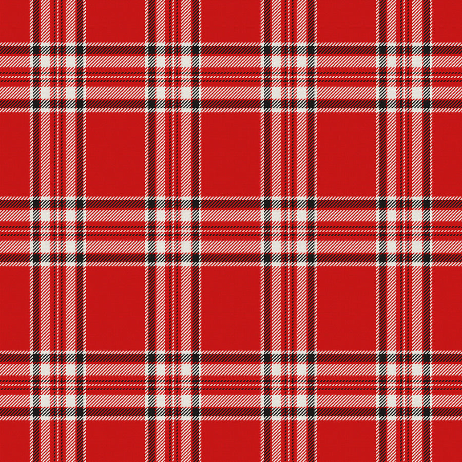 Scarlet, Cream & Near Black — Alderwick