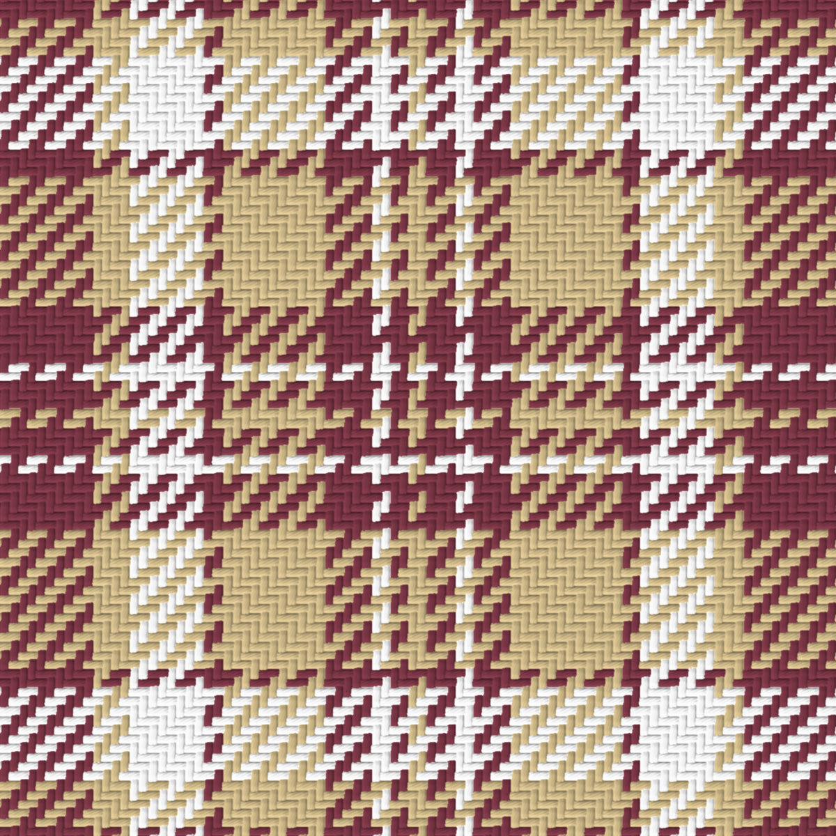 Garnet, Champagne Gold & White — Alderwick — Pattern detail