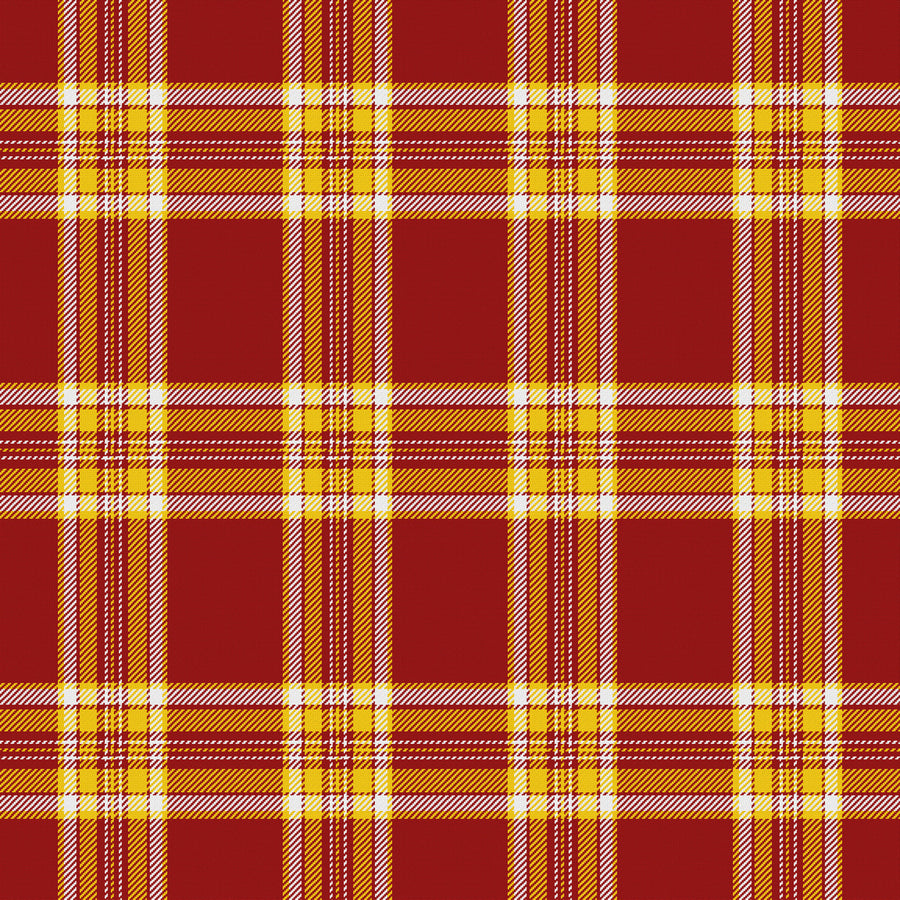 Deep Red, Golden Yellow & White — Alderwick