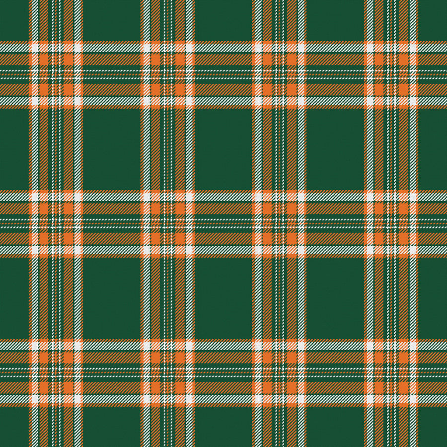 Deep Green, Orange & White — Alderwick