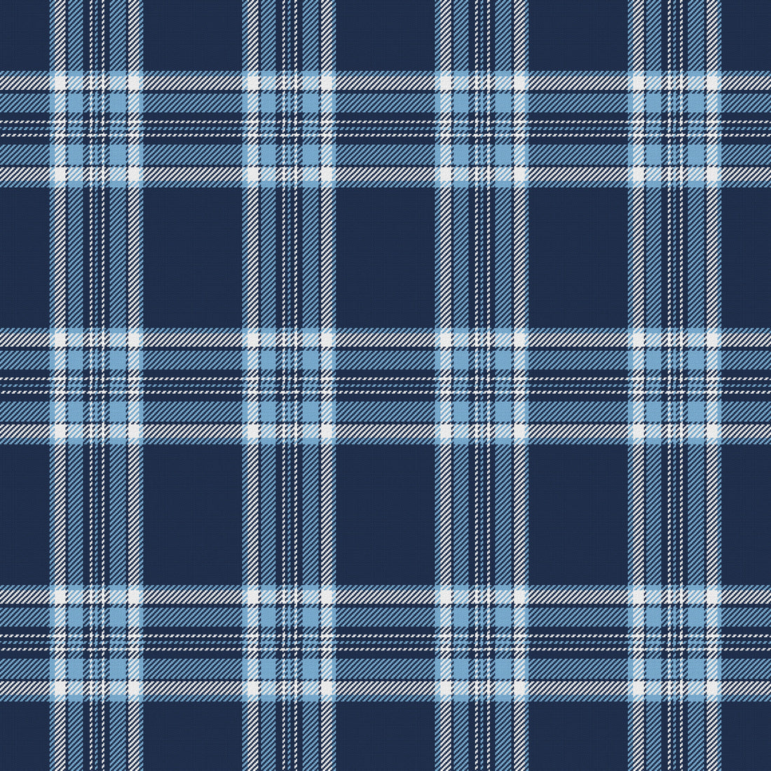 Navy, Powder Blue & White — Alderwick — Full pattern