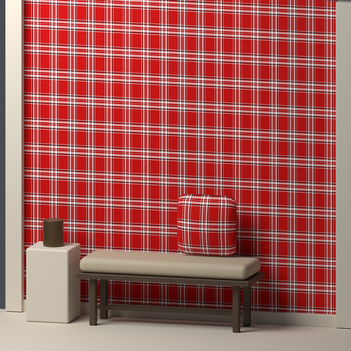 Red, White & Near Black — Alderwick — In a room