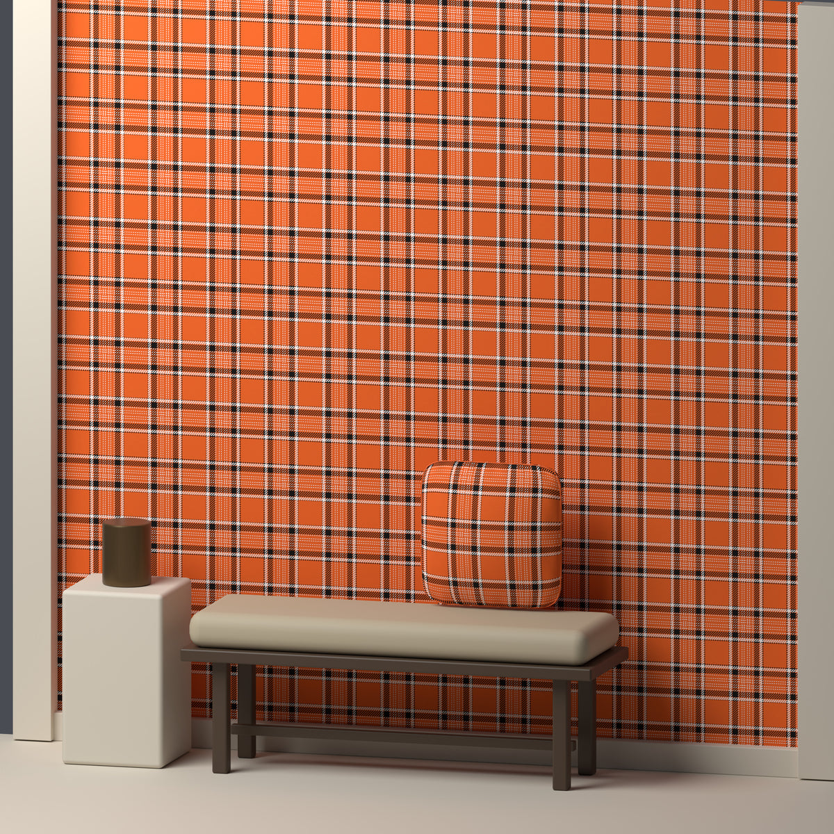 Orange, Near Black & White — Heritage — In a room