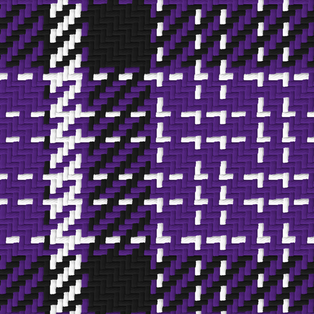 Deep Purple, Near Black & White — Heritage — Pattern detail
