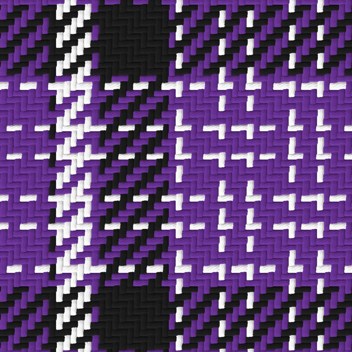Purple, Near Black & White — Heritage — Pattern detail