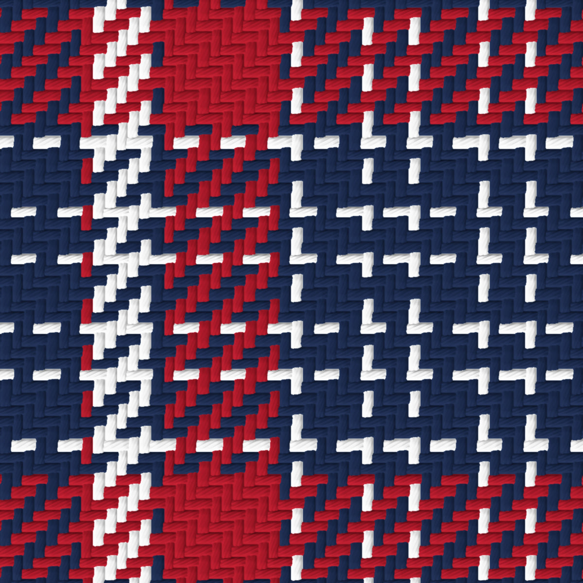 Navy, Red & White — Heritage — Pattern detail