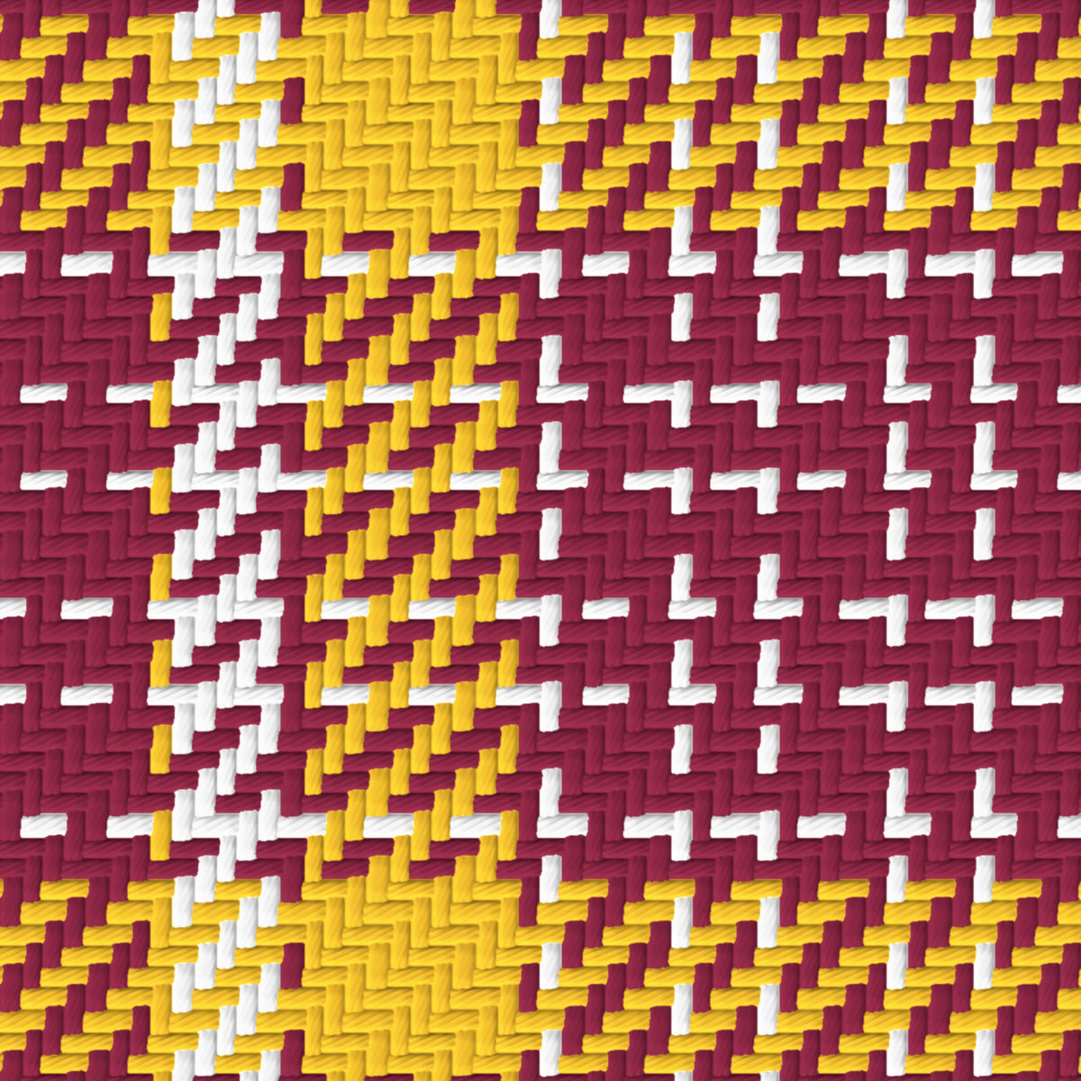 Maroon, Gold & White — Heritage — Pattern detail