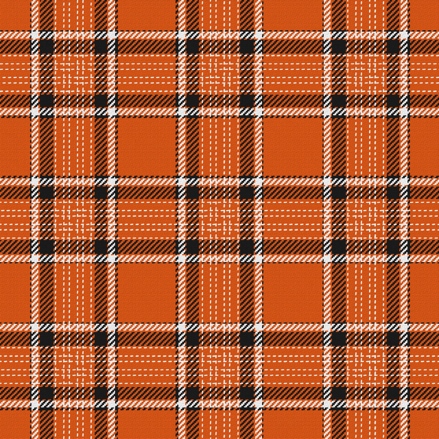 Orange, Near Black & White · Palette 014 — Heritage