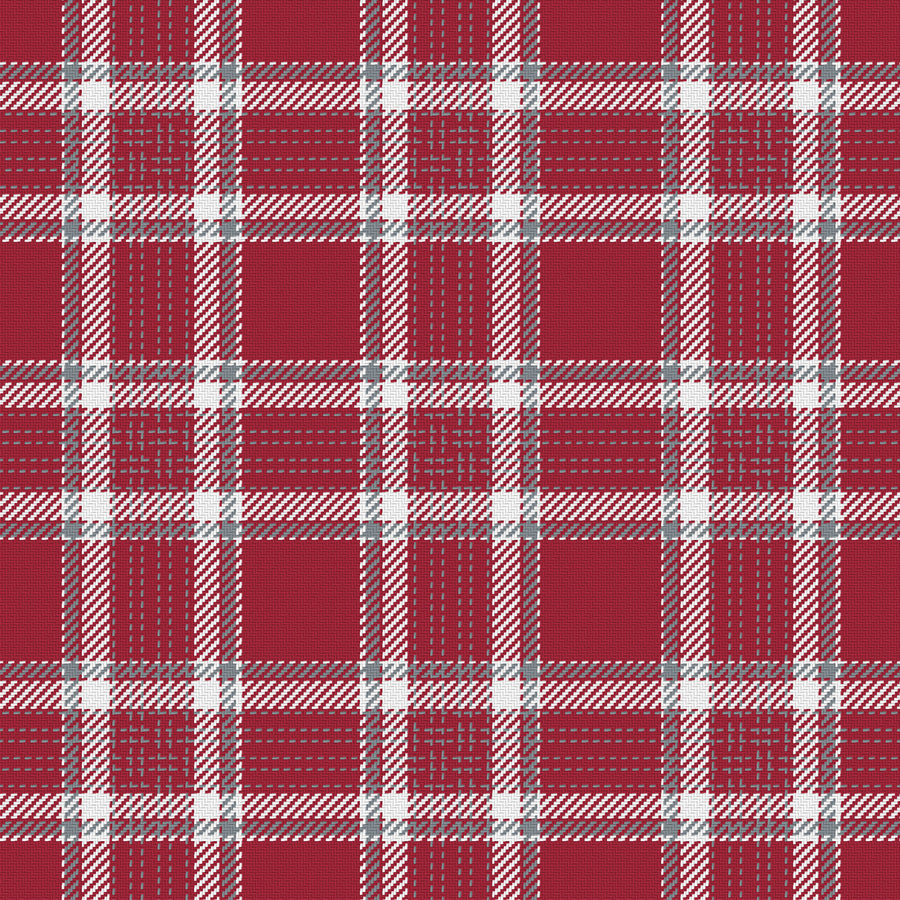 Deep Crimson, White & Slate Gray — Heritage