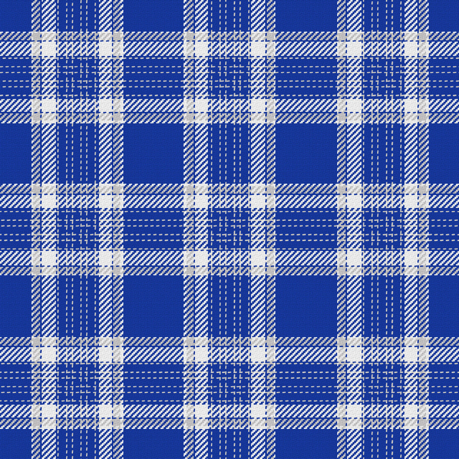 Royal Blue, White & Light Gray — Heritage