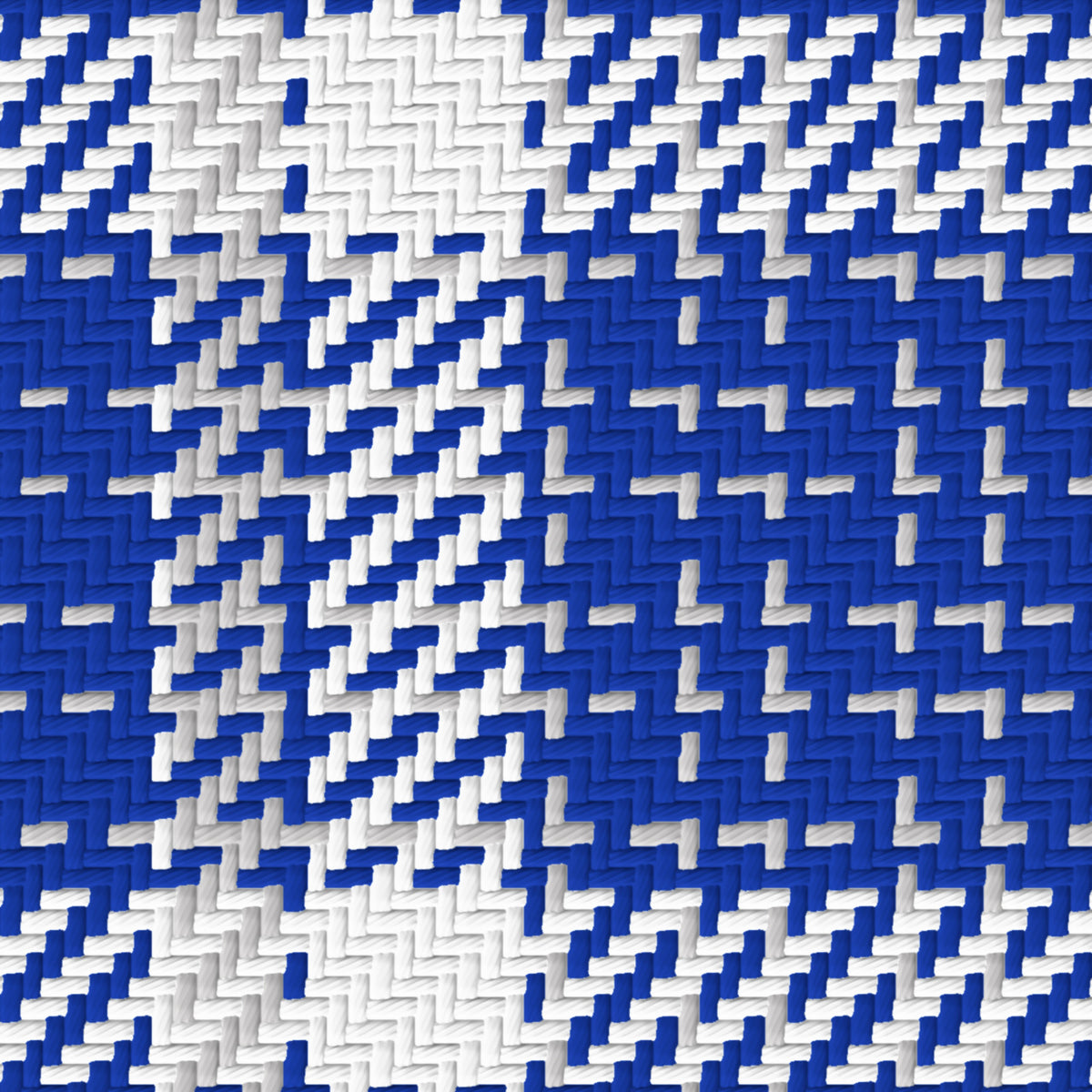 Royal Blue, White & Light Gray — Heritage — Pattern detail