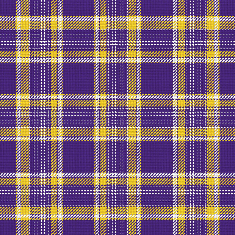 Purple, Golden Yellow & White — Heritage
