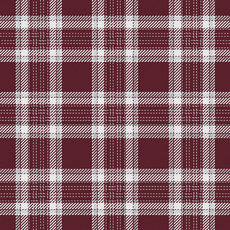 Maroon, White & Light Gray — Heritage