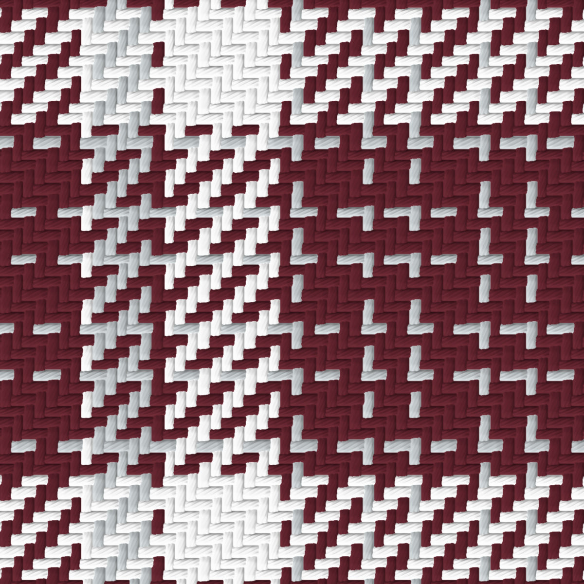 Maroon, White & Light Gray — Heritage — Pattern detail