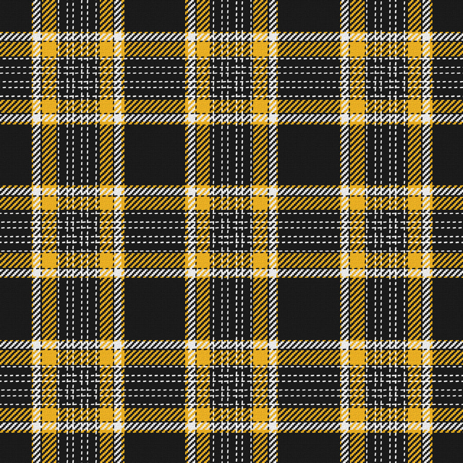 Near Black, Golden Yellow & White — Heritage