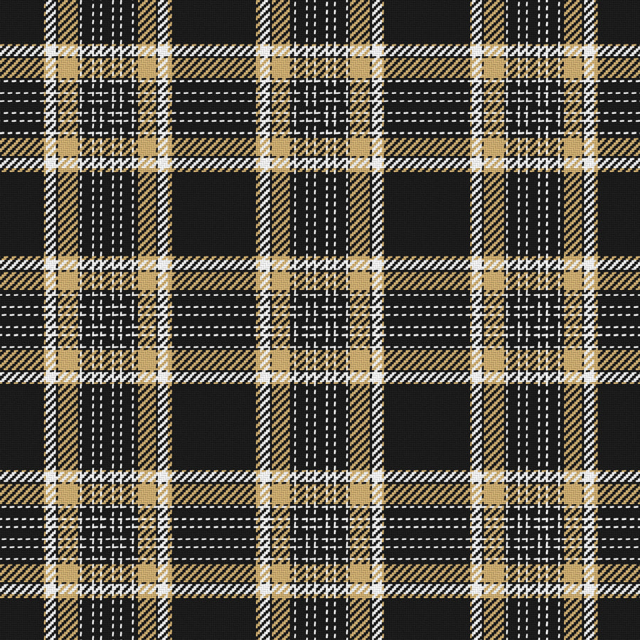 Near Black, Antique Gold & White · Palette 034 — Heritage