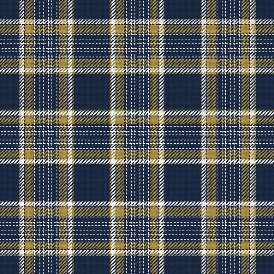 Midnight Navy, Antique Gold & White — Heritage