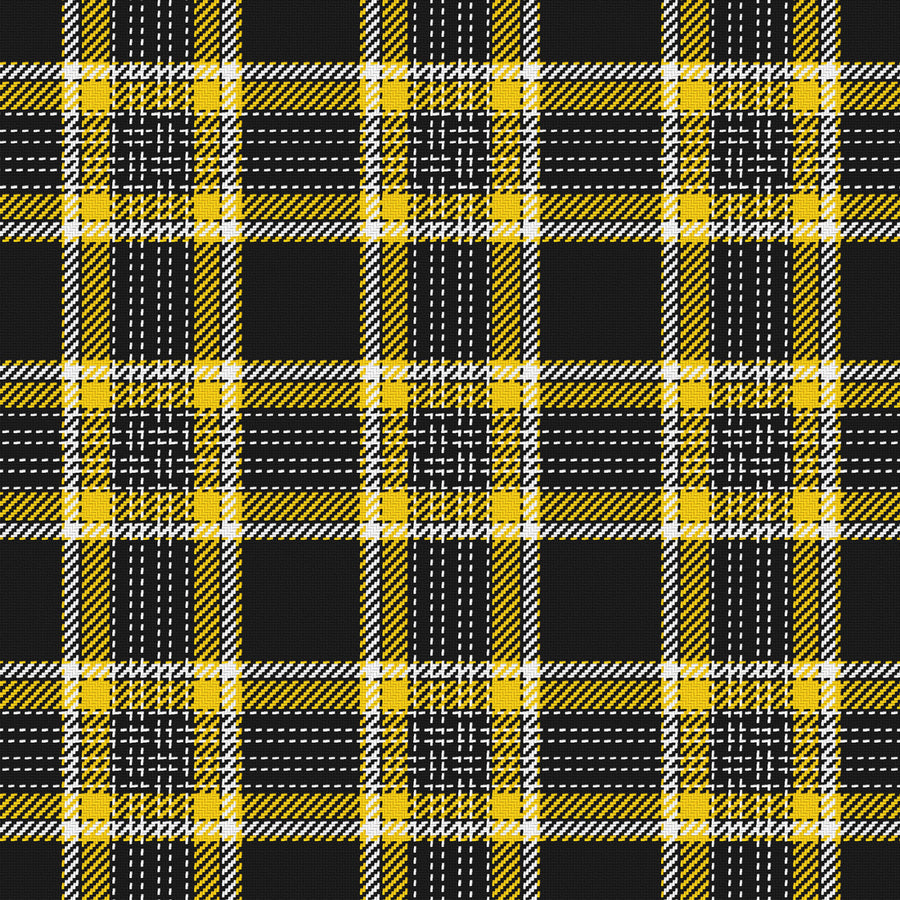 Near Black, Golden Yellow & White · Palette 046 — Heritage