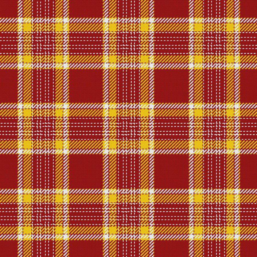 Deep Red, Golden Yellow & White — Heritage