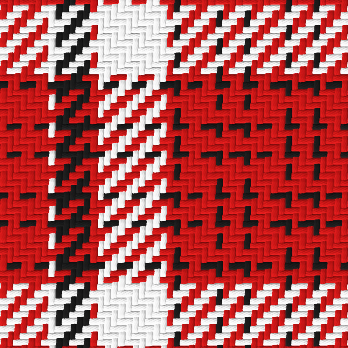 Red, White & Near Black — Heritage — Pattern detail