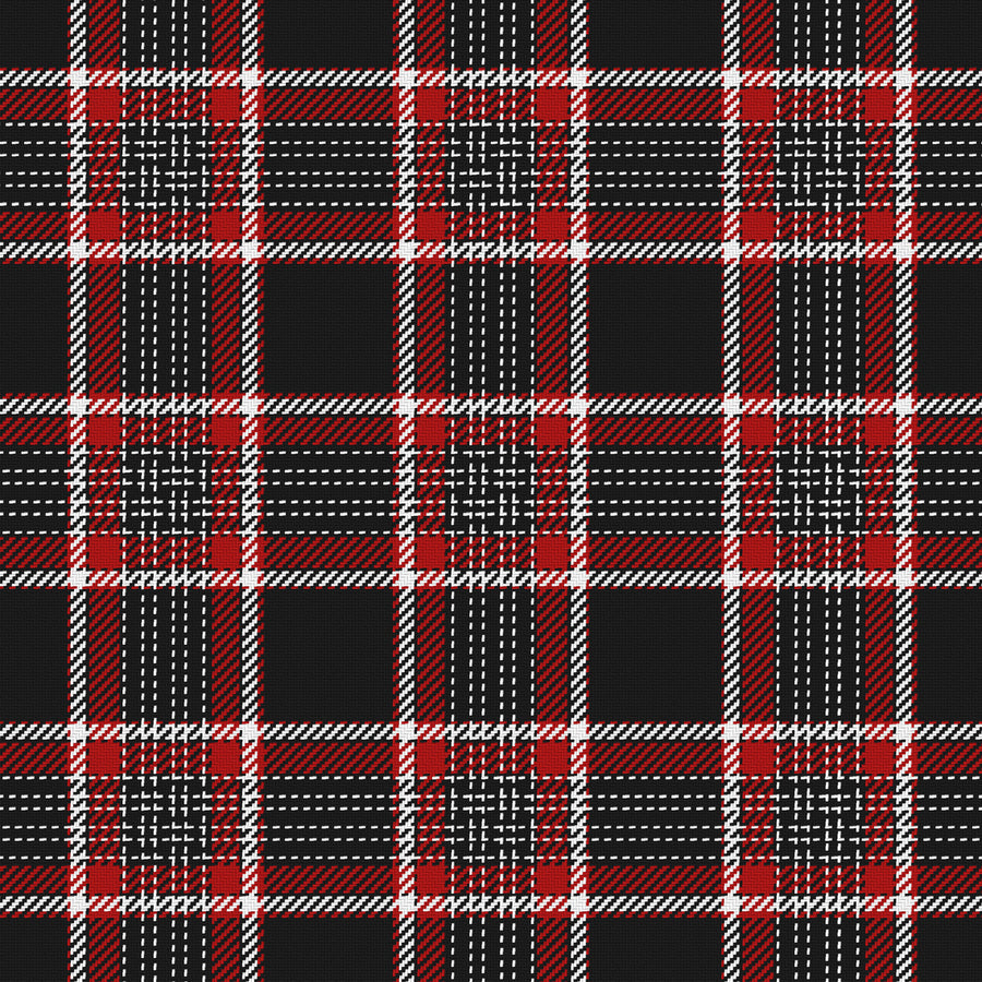 Near Black, Deep Red & White — Heritage