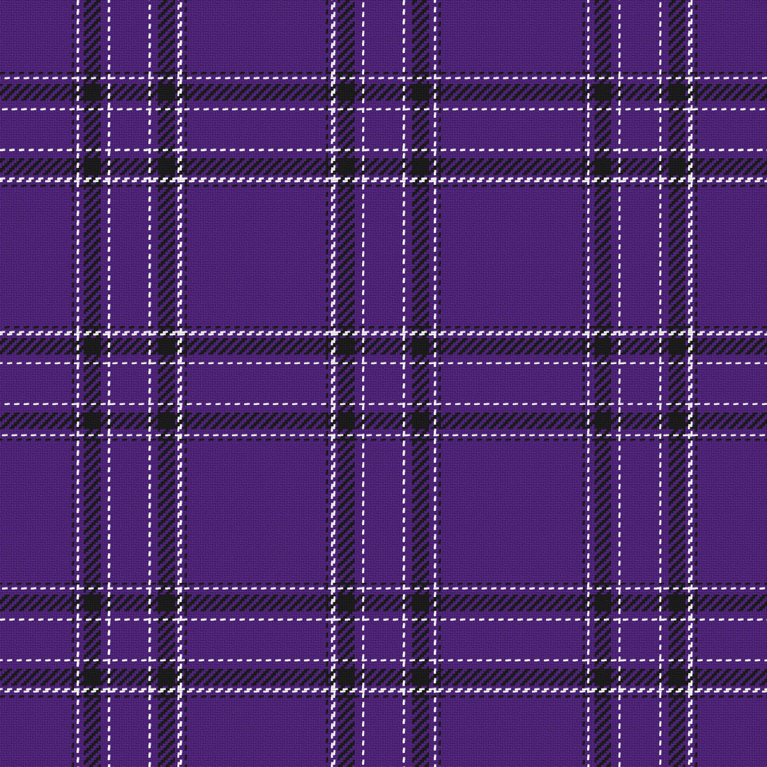 Deep Purple, Near Black & White — Tailored — Full pattern