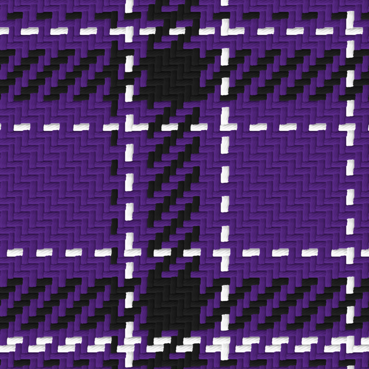 Deep Purple, Near Black & White — Tailored — Pattern detail