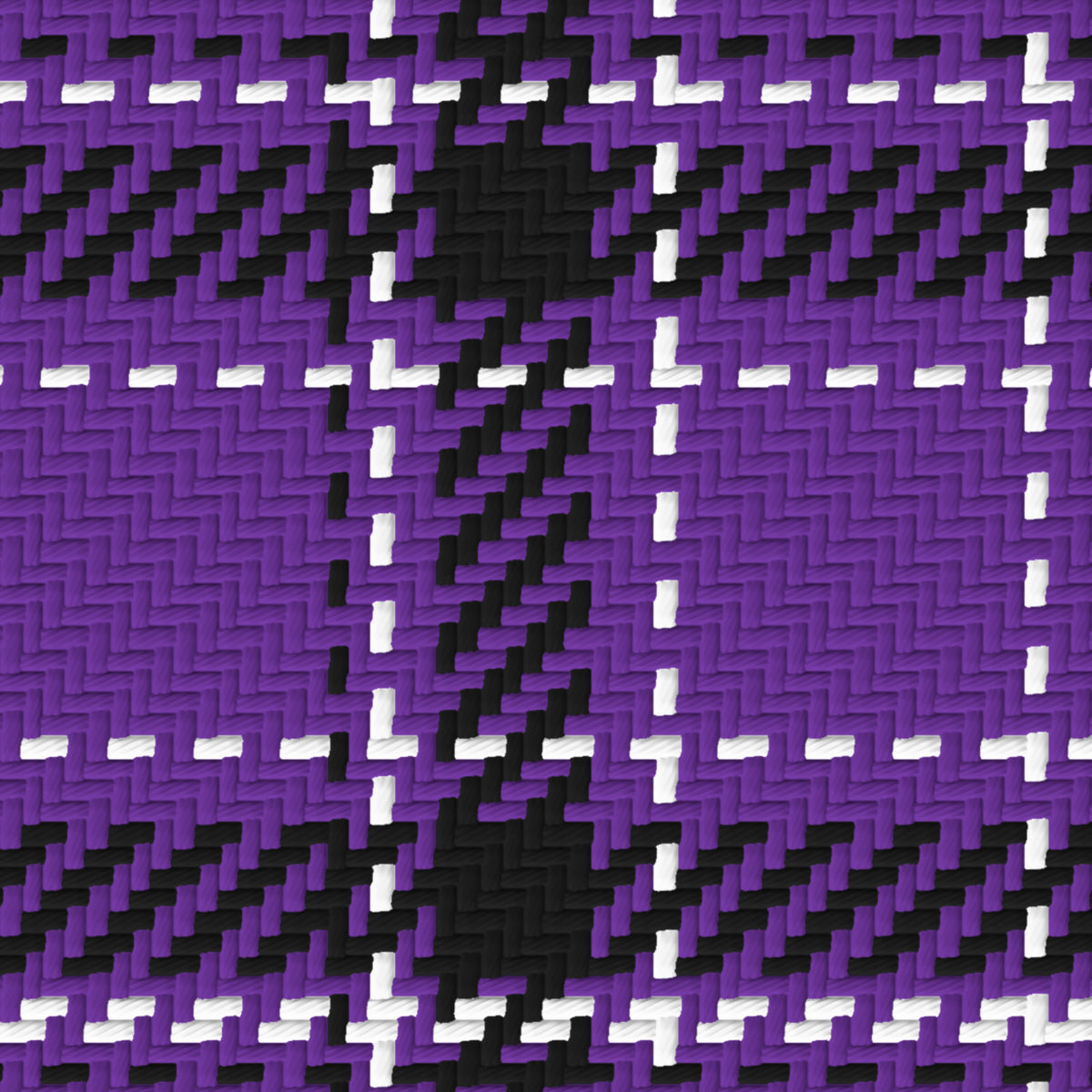 Purple, Near Black & White — Tailored — Pattern detail