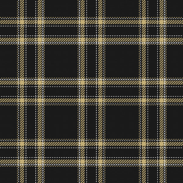 Tailored — Near Black, Champagne Gold & White — v009 — full pattern