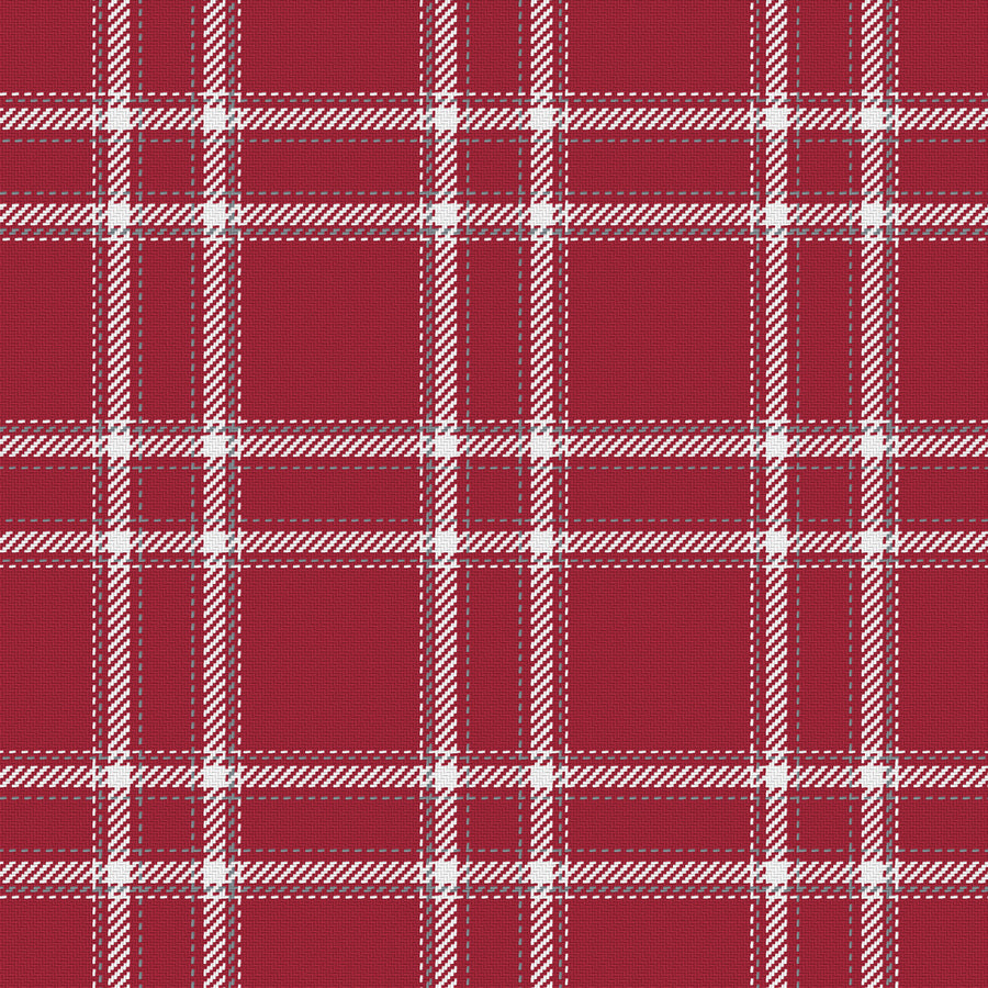 Deep Crimson, White & Slate Gray — Tailored