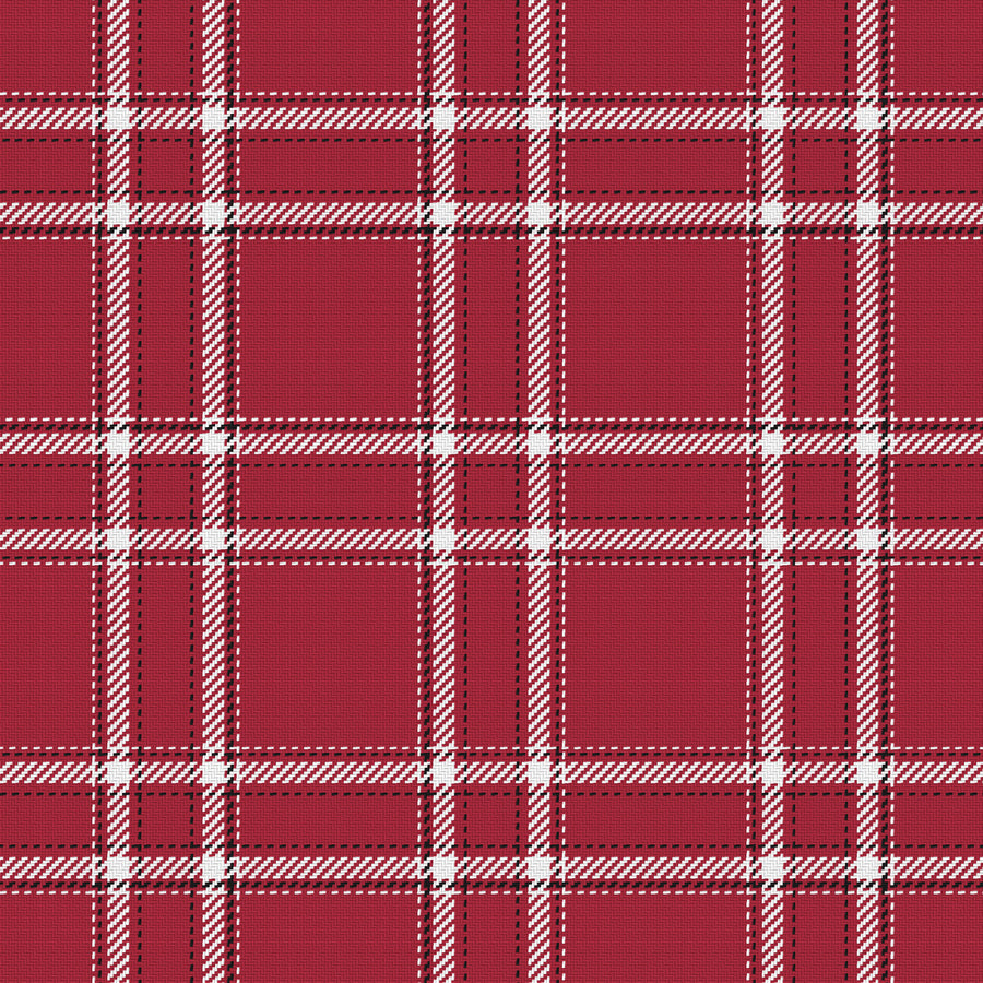 Cardinal, White & Near Black — Tailored