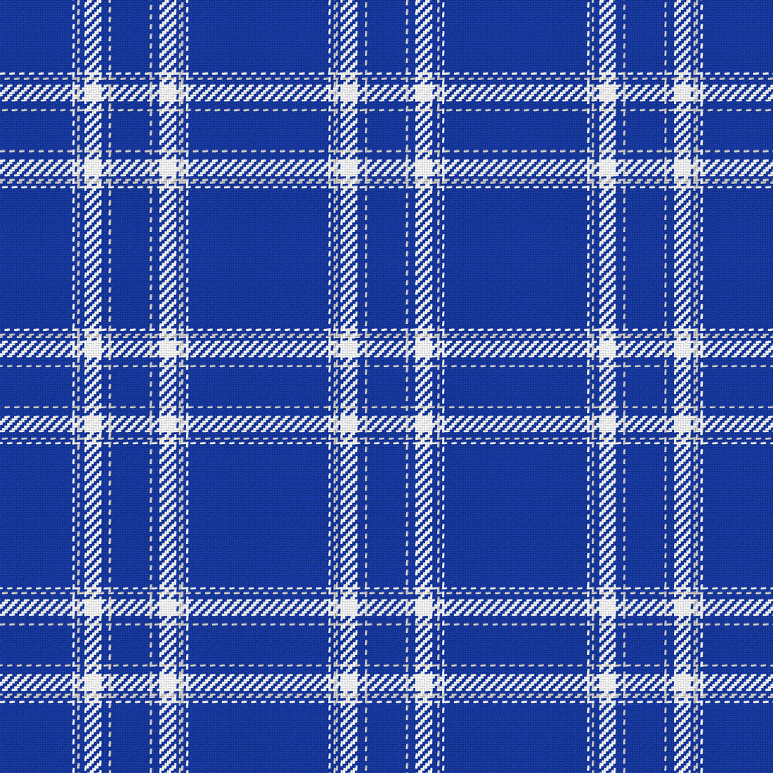 Royal Blue, White & Light Gray — Tailored — Full pattern