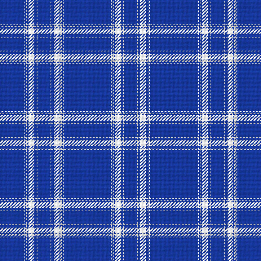 Royal Blue, White & Light Gray — Tailored