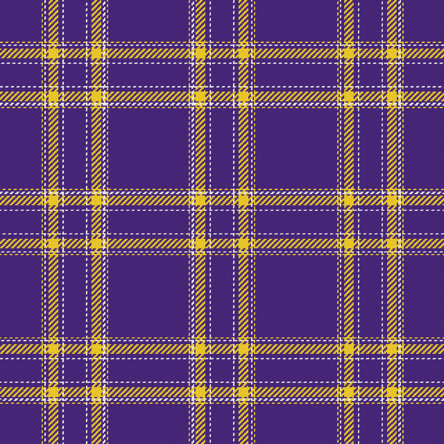Purple, Golden Yellow & White — Tailored