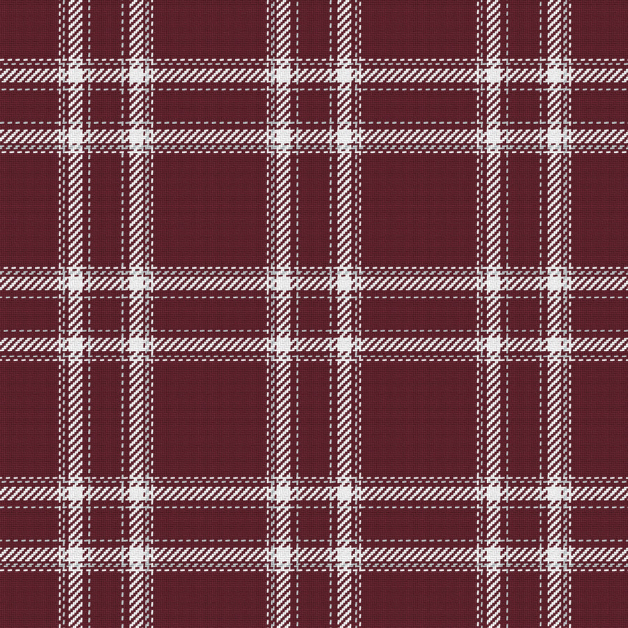 Maroon, White & Light Gray — Tailored
