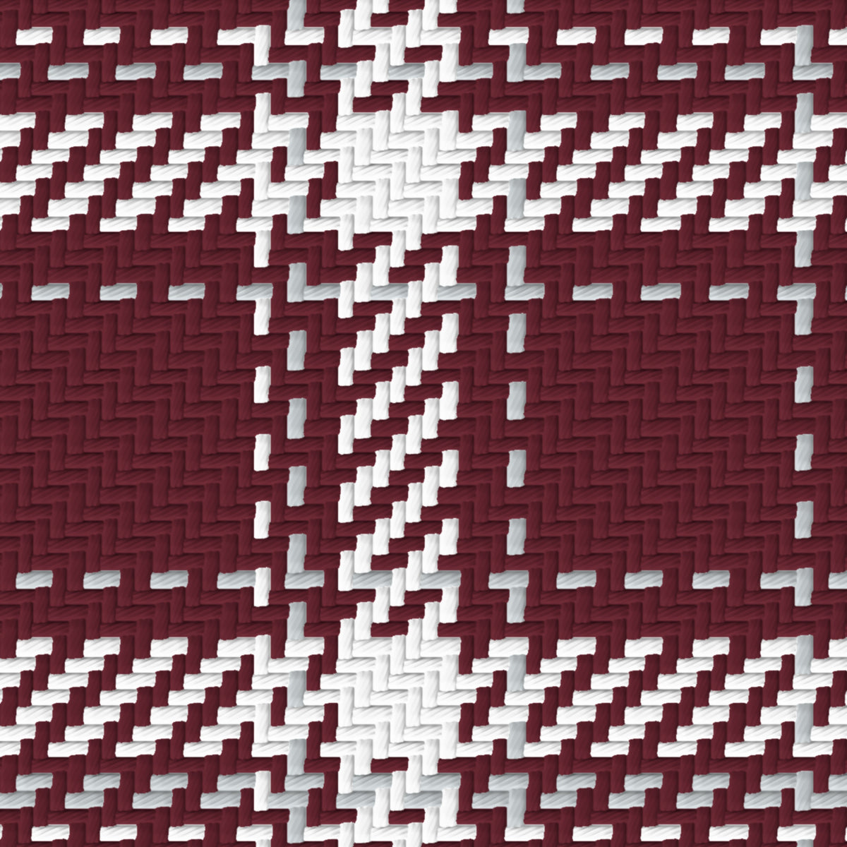 Maroon, White & Light Gray — Tailored — Pattern detail
