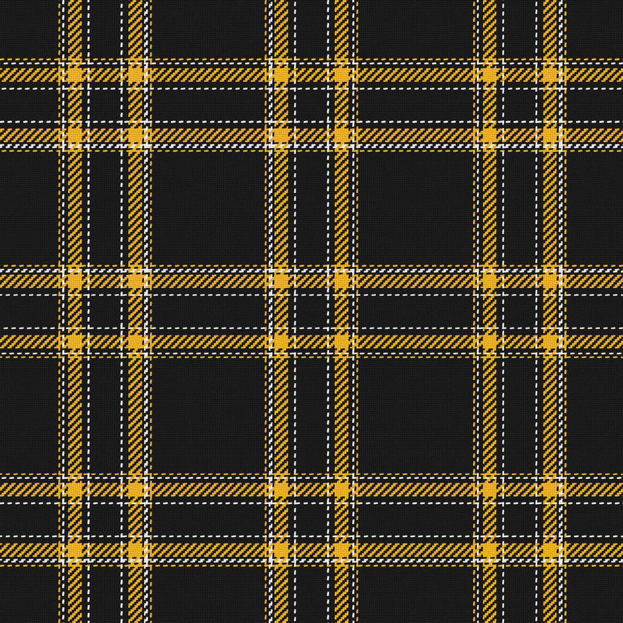 Near Black, Golden Yellow & White — Tailored
