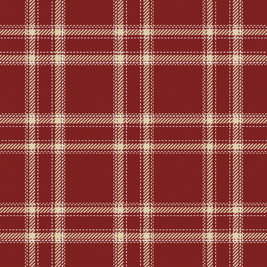 Crimson, Cream & White — Tailored