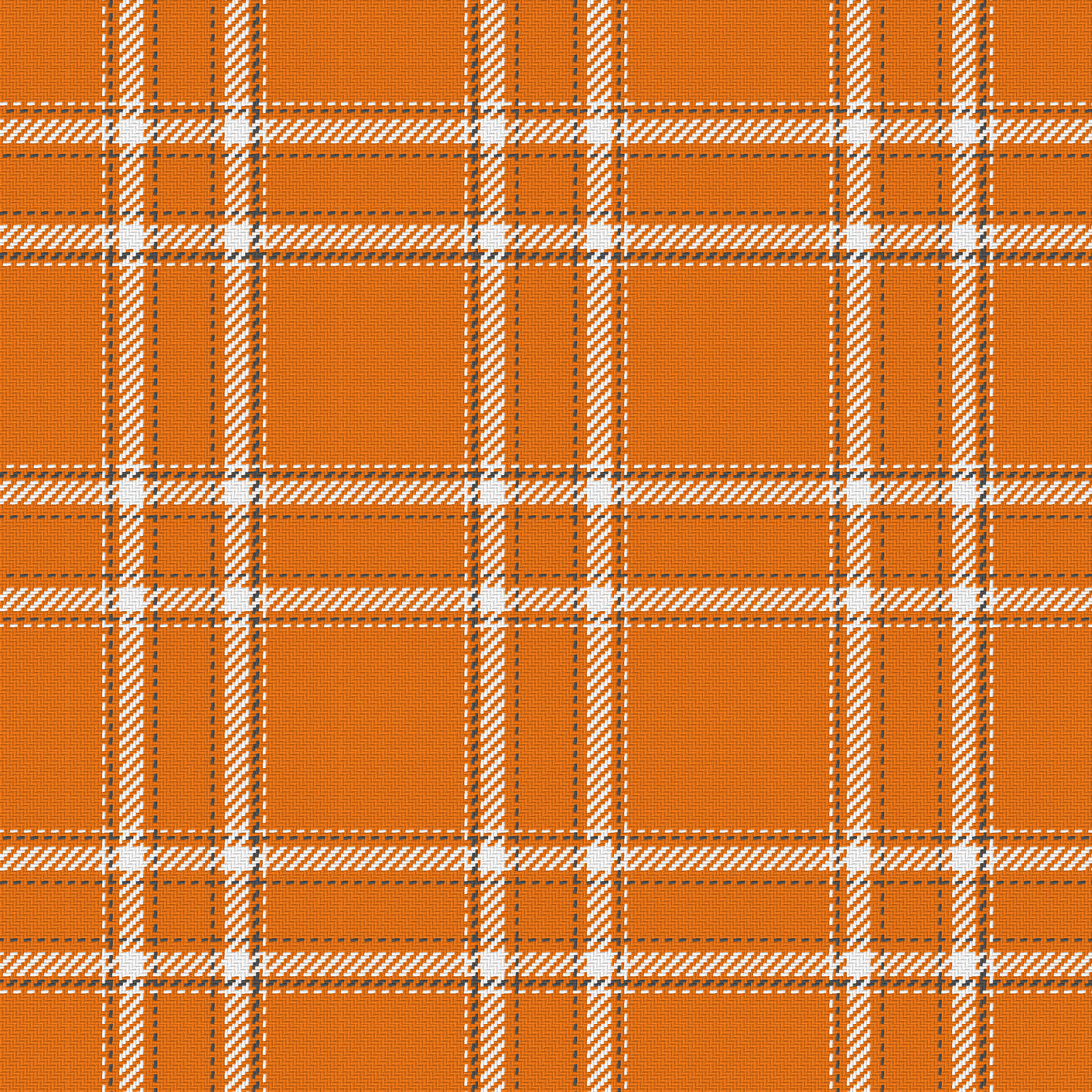 Orange, White & Smoke Gray — Tailored — Full pattern