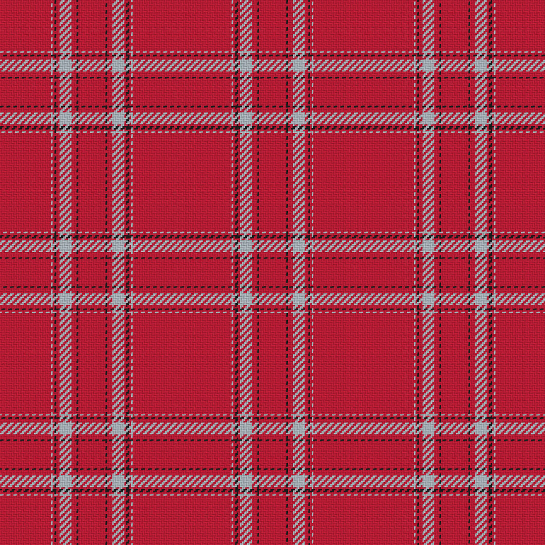 Scarlet, Gray & Near Black — Tailored — Full pattern