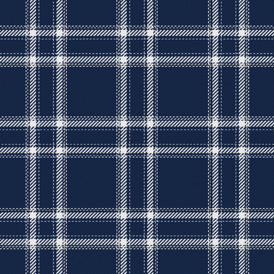 Deep Navy, White & Silver Gray — Tailored