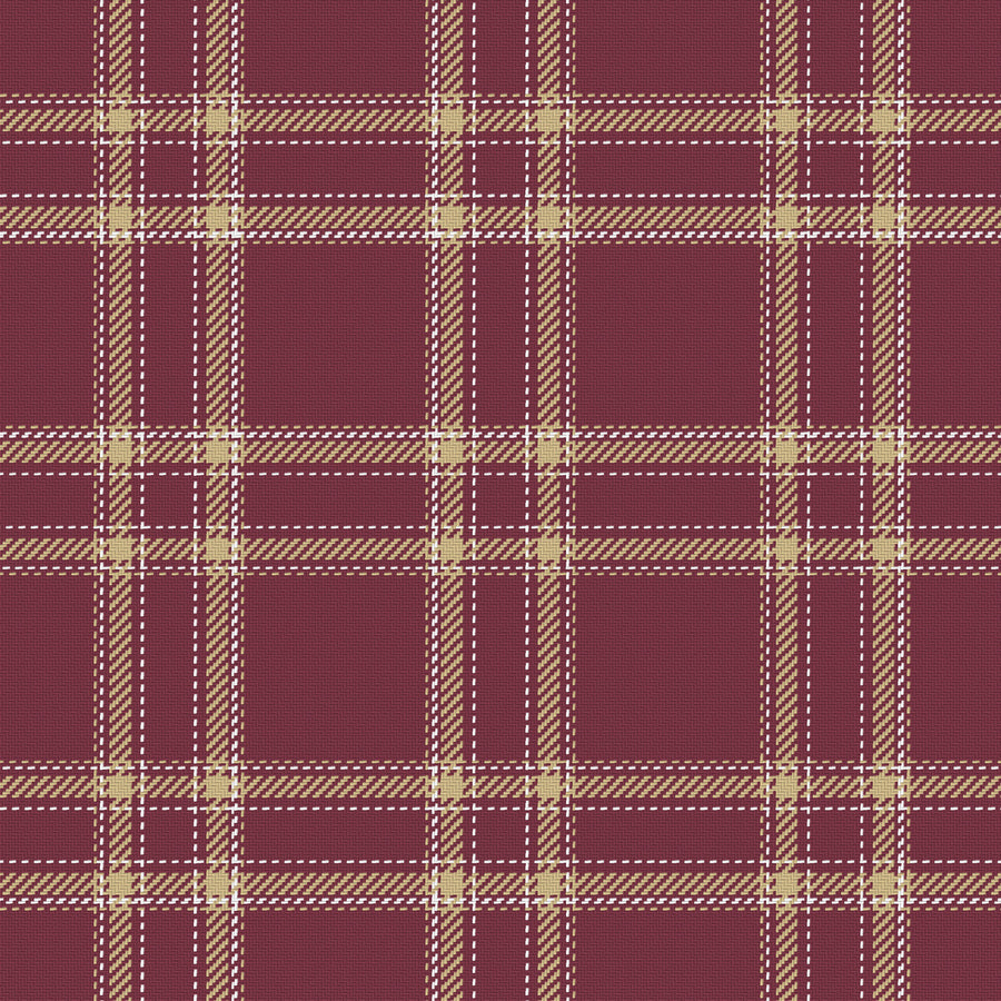 Garnet, Champagne Gold & White — Tailored
