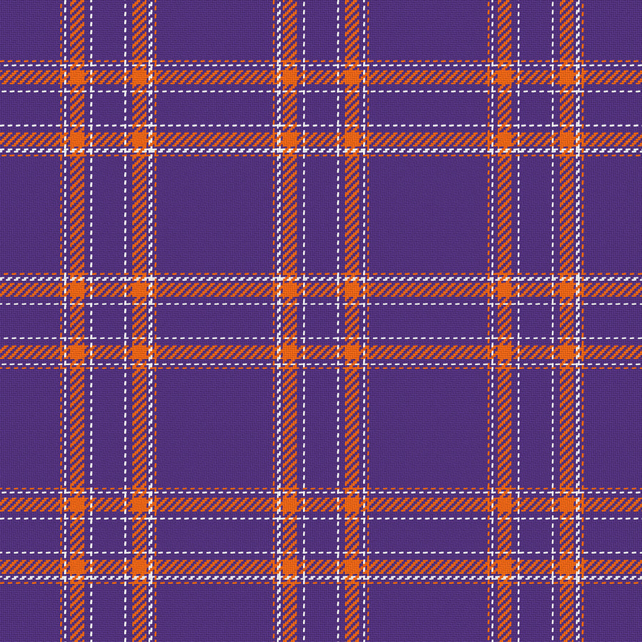 Deep Purple, Orange & White — Tailored