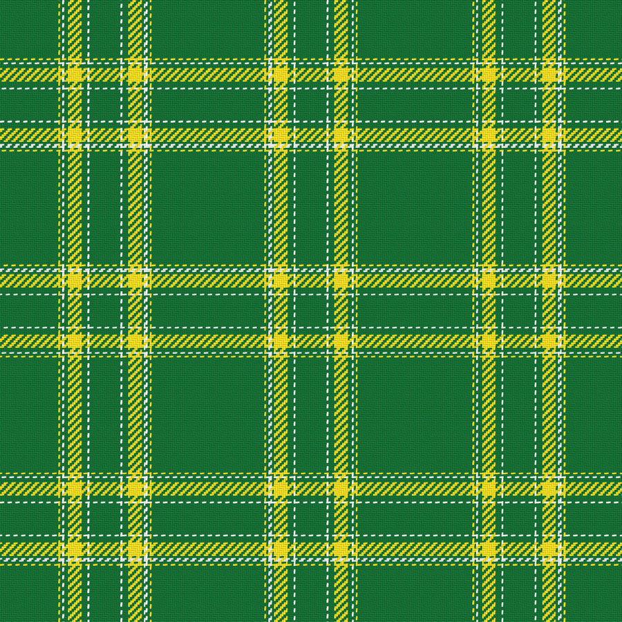 Deep Green, Golden Yellow & White — Tailored