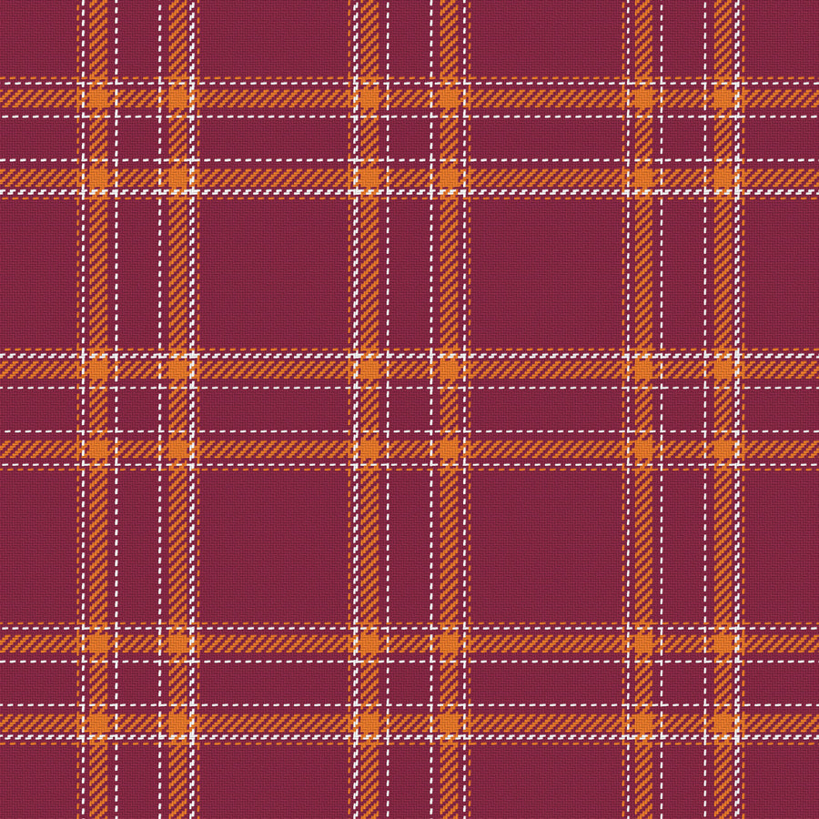 Maroon, Burnt Orange & White — Tailored