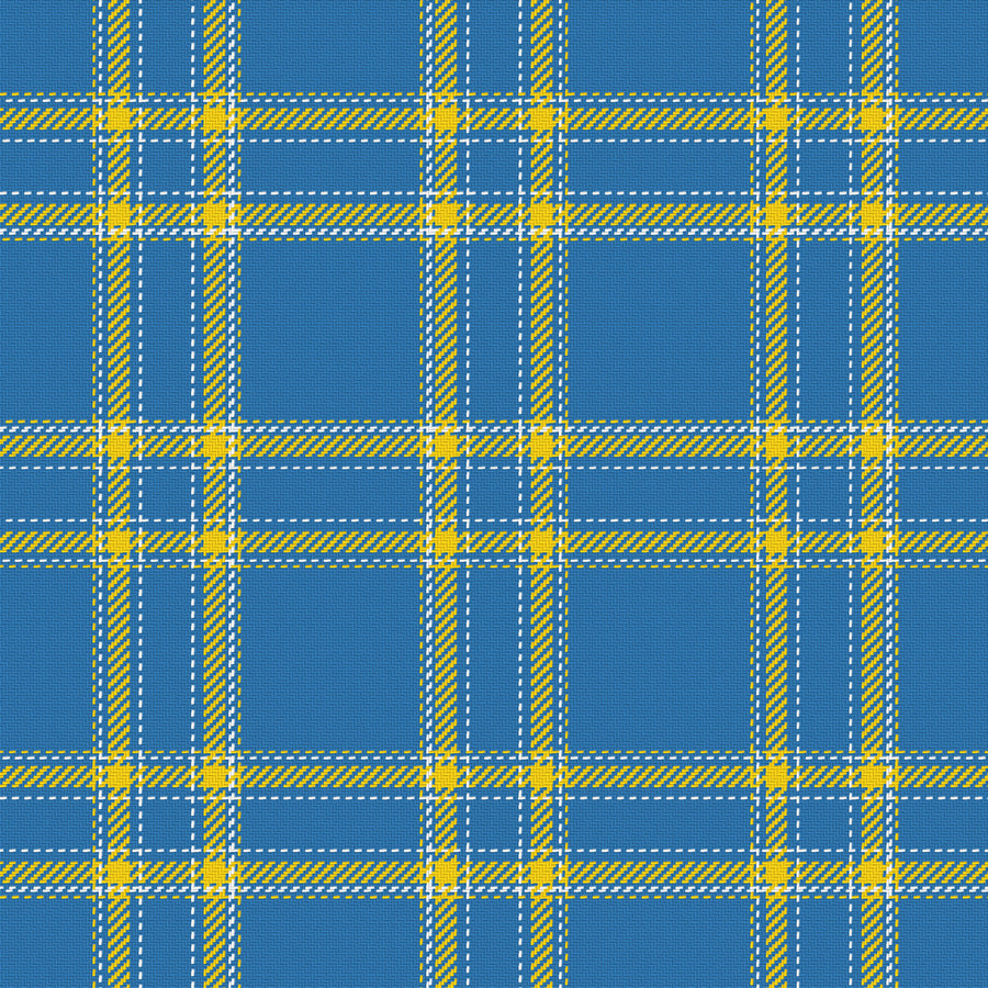 Blue, Golden Yellow & White — Tailored